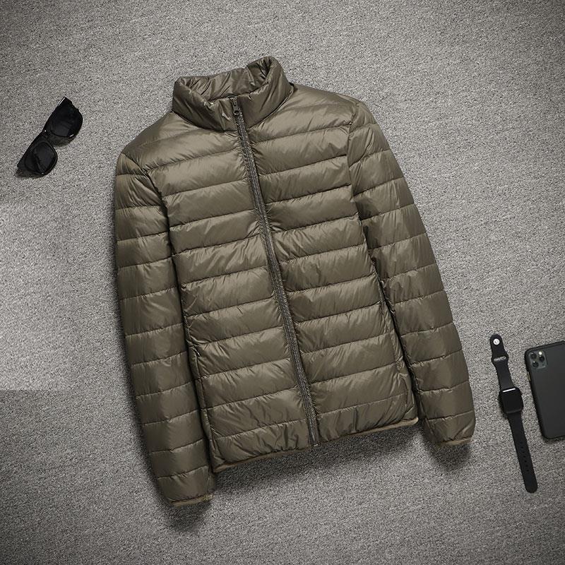 2026 Nuovo Cappotto Trapuntato Ultraleggero con Cappuccio per l'Inverno Caldo Piumini Leggeri Giubbotti Piumati Leggeri Giubbotti da Uomo Primavera