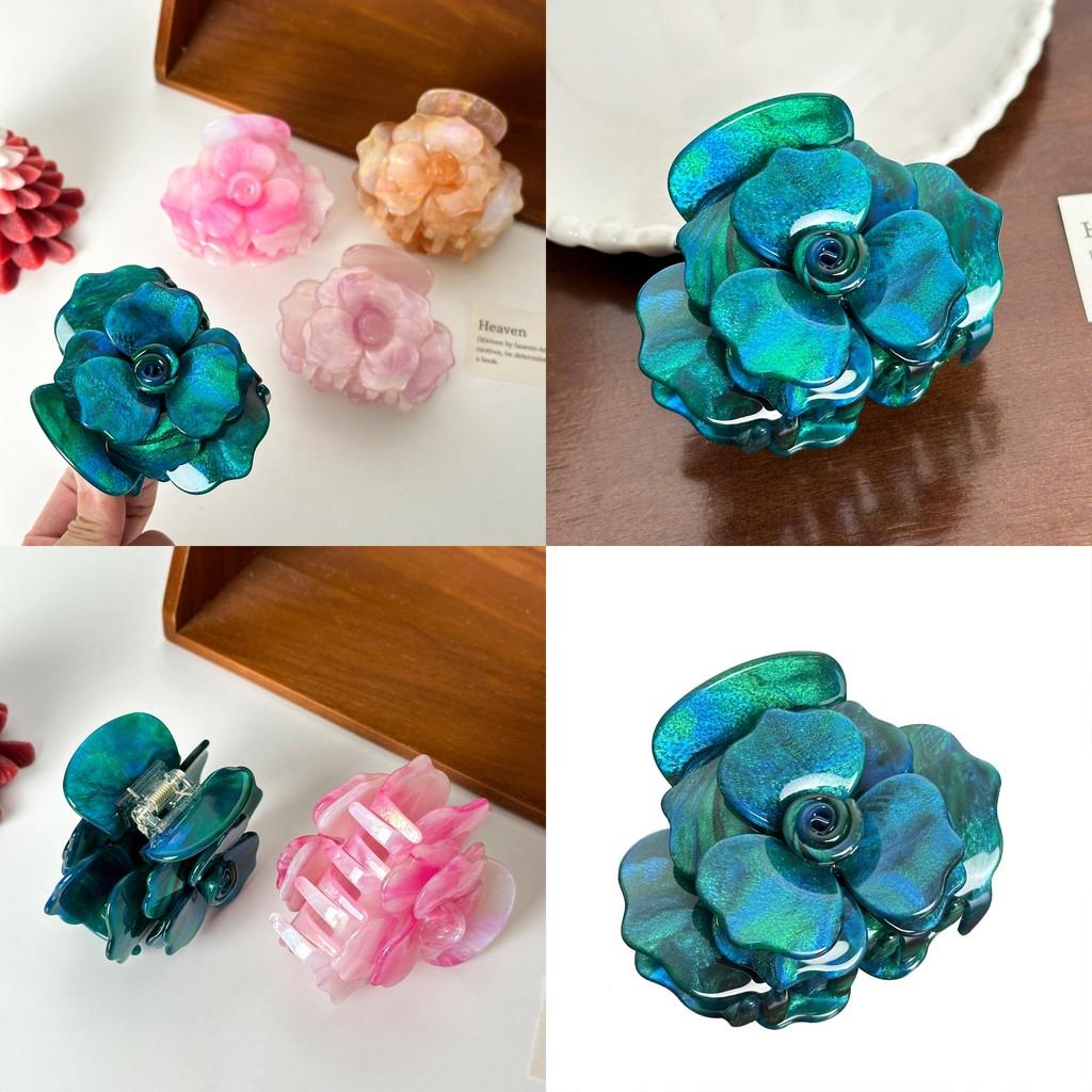 Luxurious Acetate Rose Hair Clip For Women Perfect For Fashionable Casual And Work Styles
