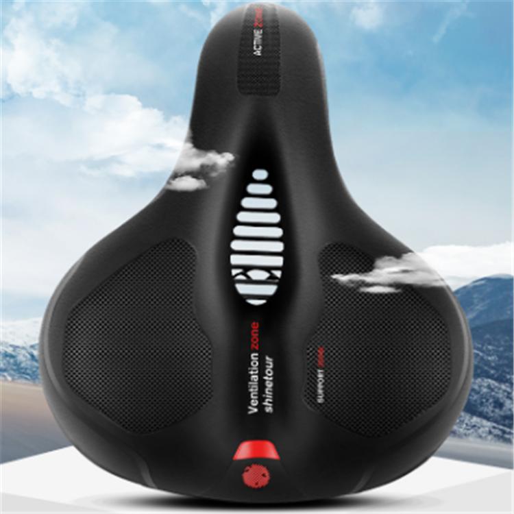 Colorful Exercise Bike Saddle Comfortable PU Leather Bicycle Front Mount Seat Cover PU leather синий