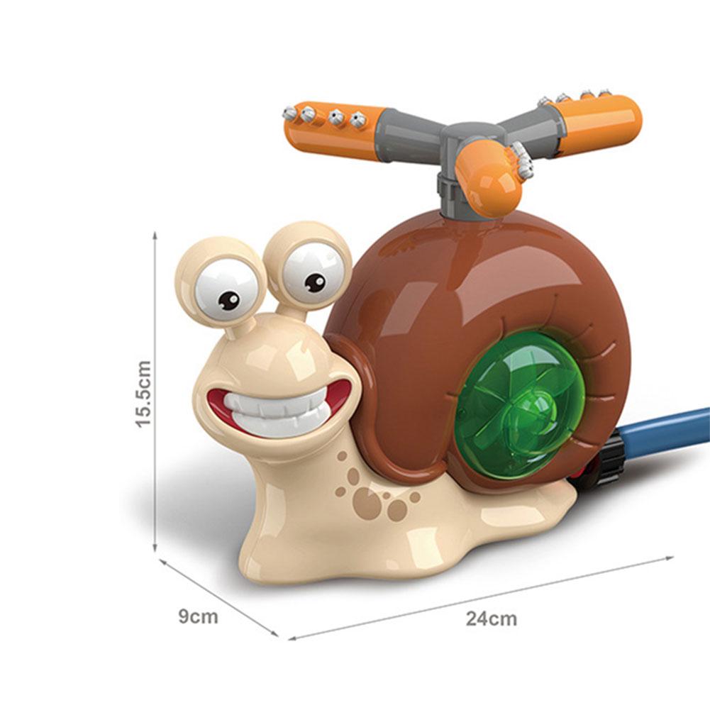 Cartoon Snail Summer Water Game Water Sprinkler Outdoor Water Sprinkler for Boys Girls Garden Backyard Lawn Pool Party Sprinkler