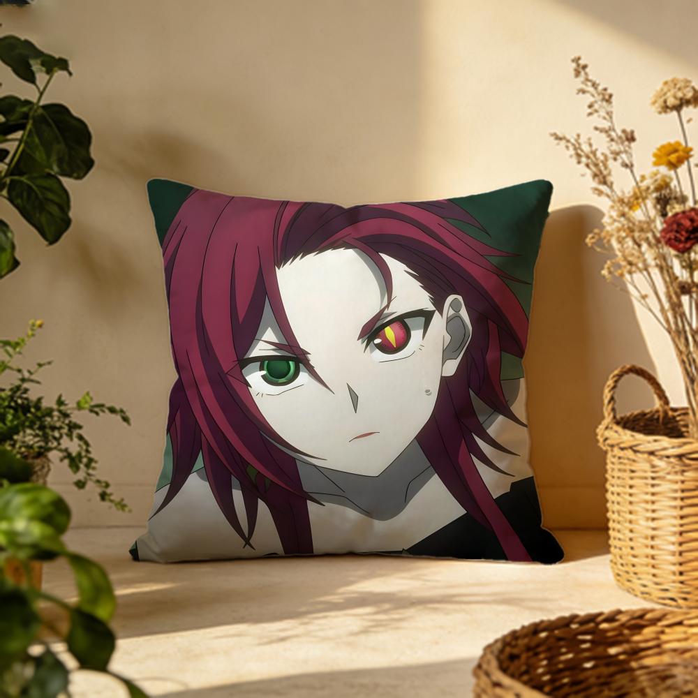 Fashion Rragna Crimsioned Cushion Cover Versatile DoubleSided Pillow Case Fit for Sofa Bed Car Daily Decor