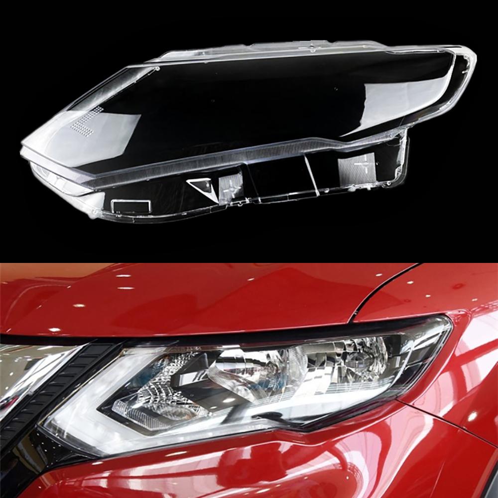 Headlight Lens For Nissan X-Trail 2017 2018 2019 2020 Headlamp Cover Replacement Car Head Lamp Auto Shell