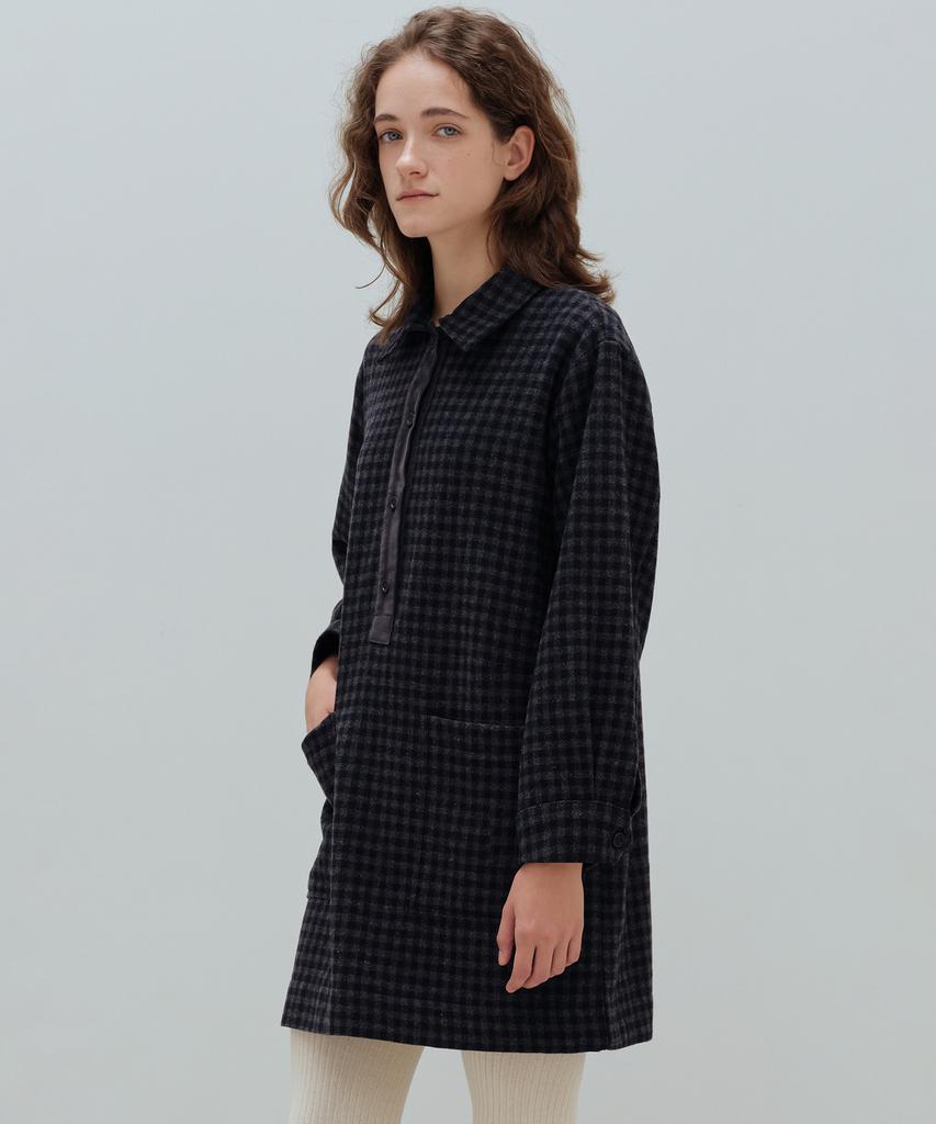 The Rye Check Mini One-Piece(Navy)