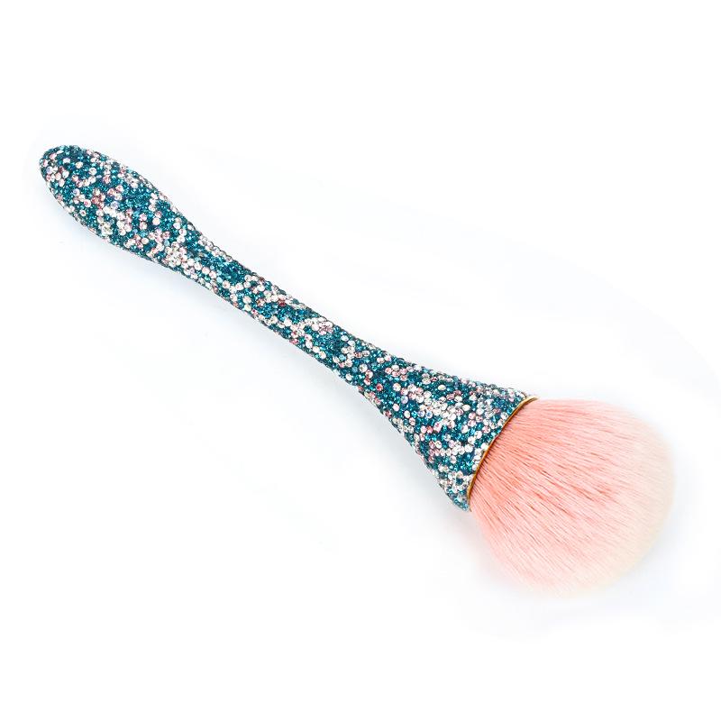 Soft Small Waist Nail & Makeup Brush for Blush and Loose Powder