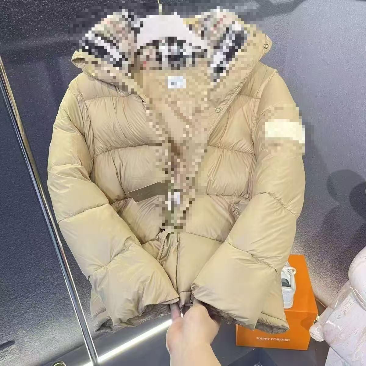 European Trendy Plaid Hooded Cotton Jacket with Detachable Sleeves - Autumn/Winter Collection 4XL