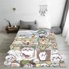 Cute Chiikawa Collection Warm Soft Blanket  Girls Boys Plush Throw Blanket Novelty Home Decor Flannel Bedspread Sofa Bed Cover