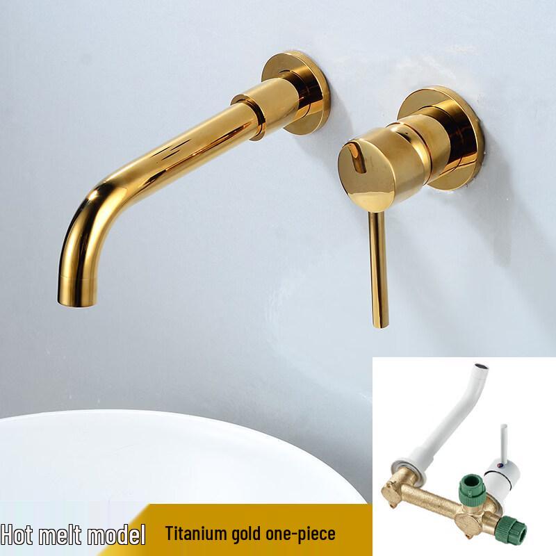 Tai Ju Fu Golden Concealed Wall-Mounted Hot & Cold Faucet