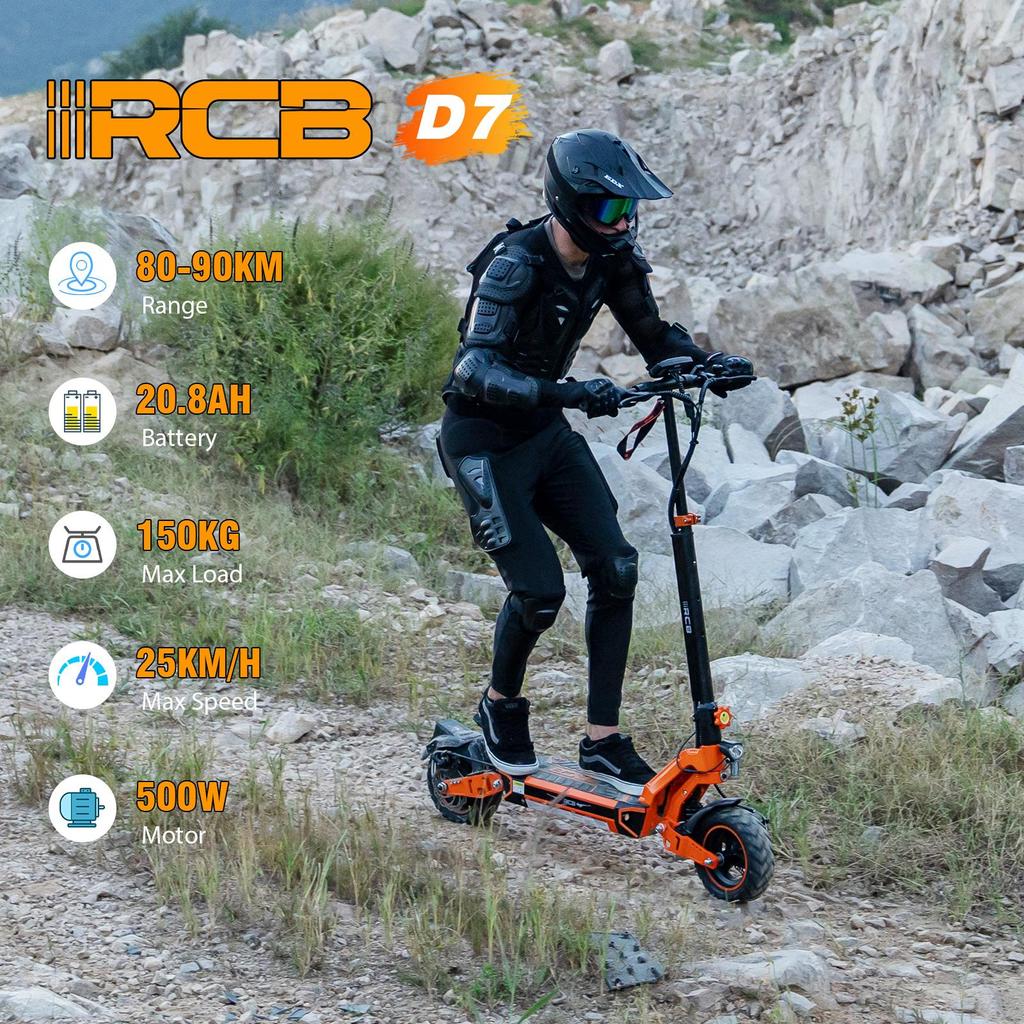 Electric Scooter Foldable KOOLUX 10" 500W Motor City Escooter Top Speed 25Km/h 48V 20.8AH Max Range 90Km Load 150Kg D7