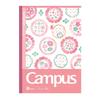 Showa Note Doraemon Japanese Modern 119214003 Notebook, Canvas, Dotted, A-Ruled, 5-Pack, Style,