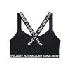 Sutiã Esportivo de Treino de Baixa Intensidade com Alças Roupa Íntima Feminina Preto 1370896-001