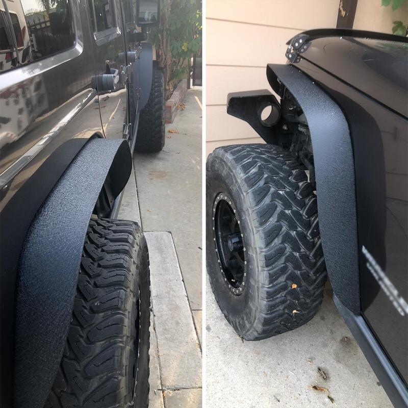 For Dodge Ram 1500 2500 3500 4PCS Fender Flares Extra Wide Wheel Arch Body Kit