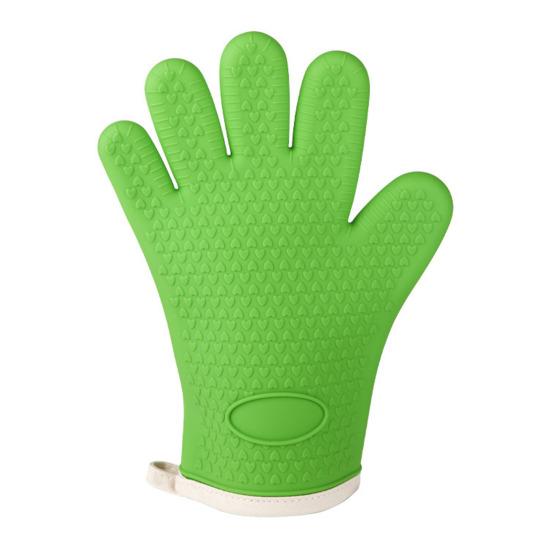 Silicone Oven Mitts Heat Resistant Anti-scald Gloves Non-slip Grip Microwave Safe Mitts