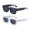 Ins Popular Chunky UV400 Shades Black Sun Glasses Thick Frame Sunglasses for Women Men