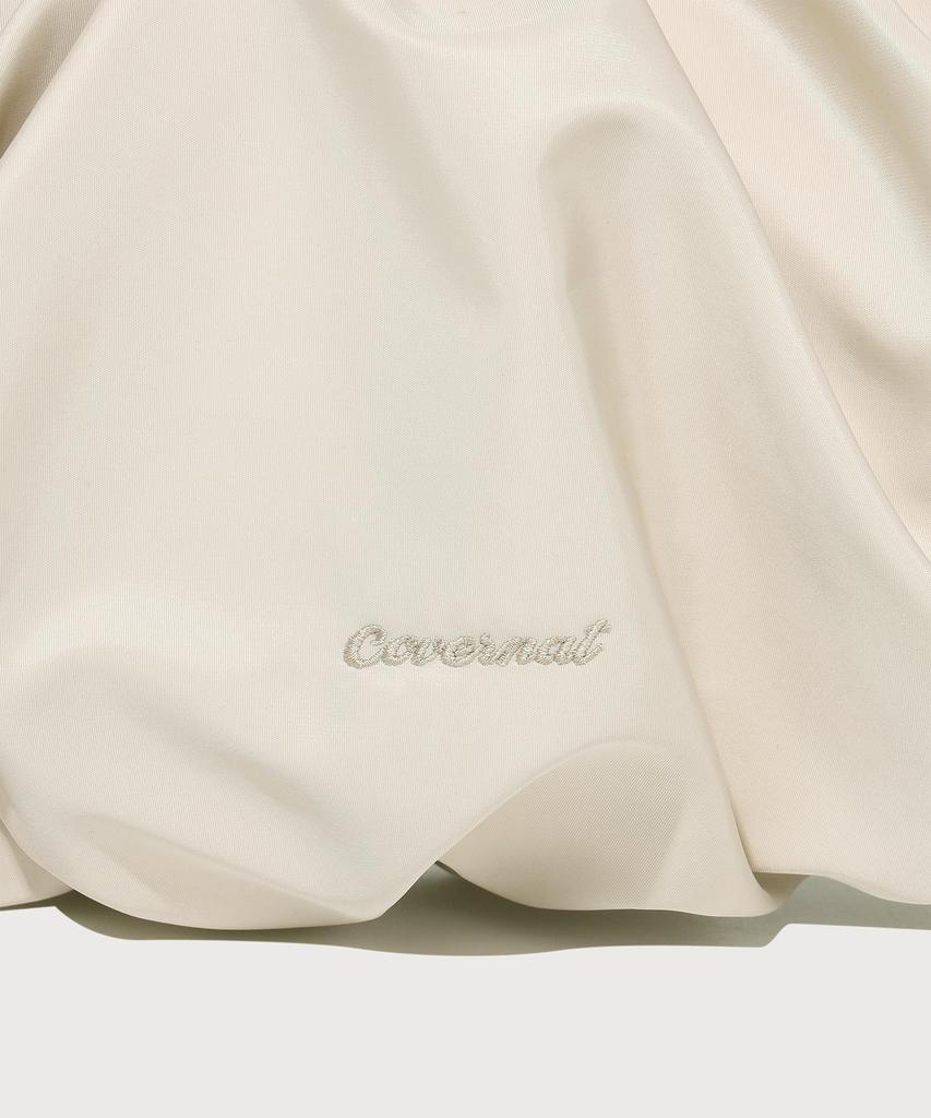 Covernat Woman Clover Heart String Hobo Bag Light Beige