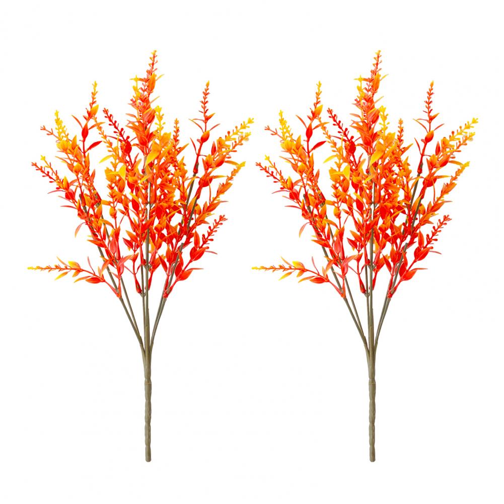 Simulation Flower Decor Artificial Fall Flowers Fall Harvest Festival Eucalyptus Leaf Artificial Flower for Halloween for Indoor