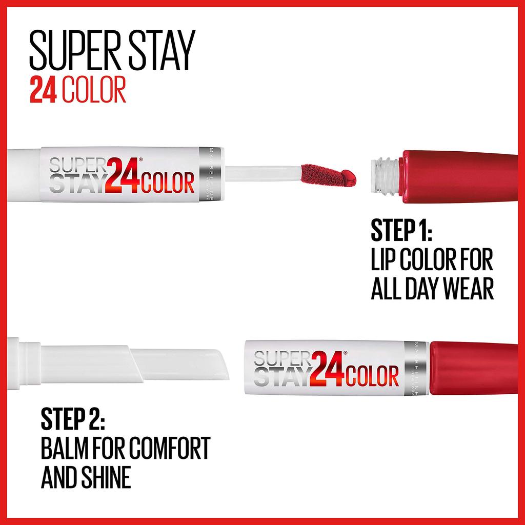 Maybelline New York Superstay 24 Lipcolor Blush On 105 2-Step