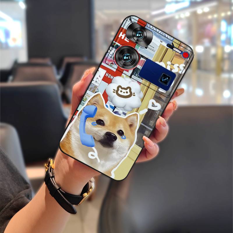 Nárazuvzdorné pouzdro na telefon Pouzdro na telefon Pro ZTE Nubia Z60 Ultra TPU Graffiti Módní design Pár Ochranné Protiprachové Roztomilé