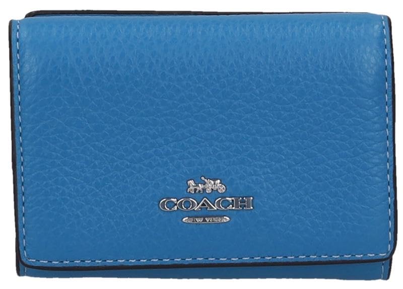 

Кошелек CM238 SVA09 [Coach] Тройной сгиб [Б/у] синий