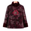 Grandma winter cotton-padded jacket old lady Tang-padded jacket warm and velvet old man mother thickened cotton-padded jacket