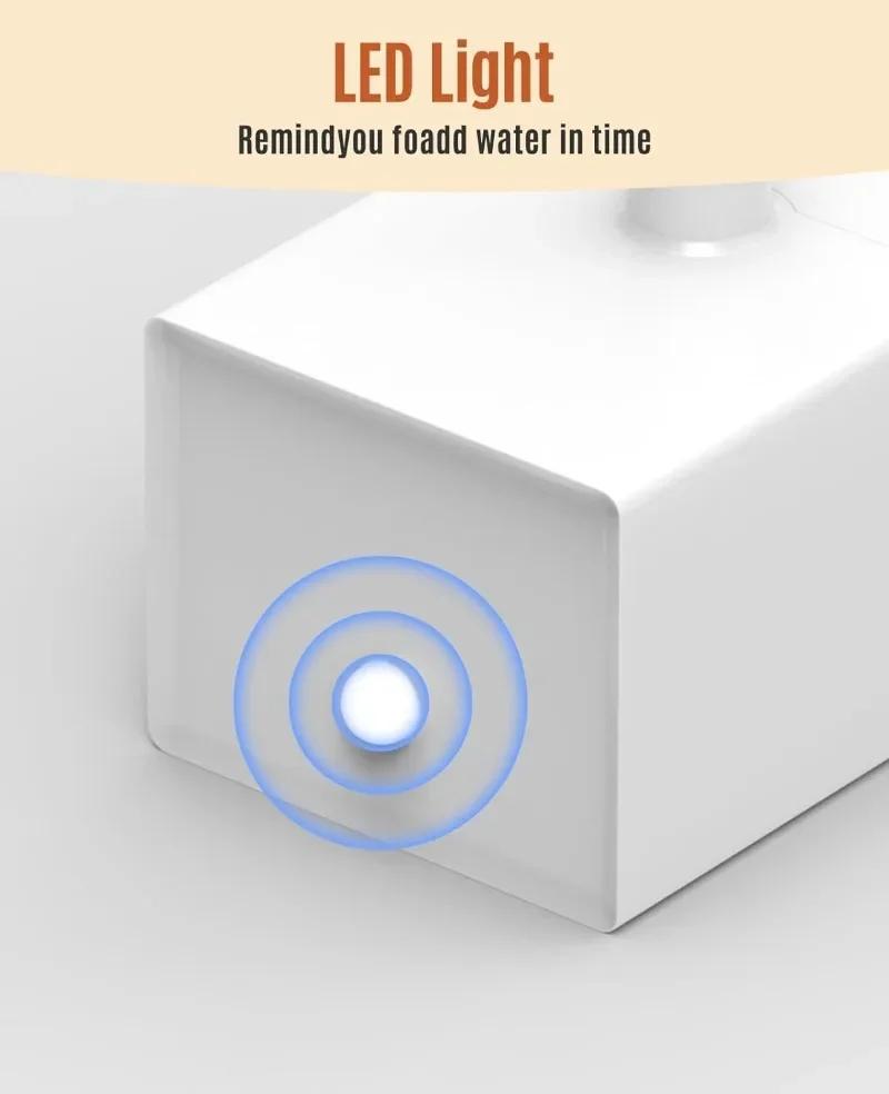 Ersatzpumpe mit Licht für Katzenbrunnen, Haustier-Hunde-Wasserspender, Ultra-leise Wasserpumpe mit 1,5m Stromkabel