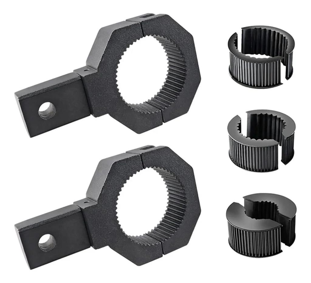 NORTHYUN Motorcycle Fog Light Fits Diameter and Adjustable Mounting Pipe No Drilling Easy Universal for Work Set of 2 Bracket, 360-Degree Rotation,