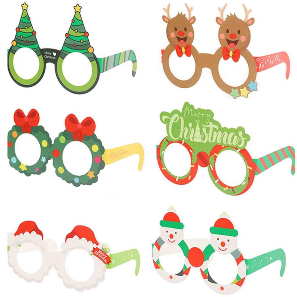 

6 случайных рождественских бумажных стаканов для украшения вечеринки