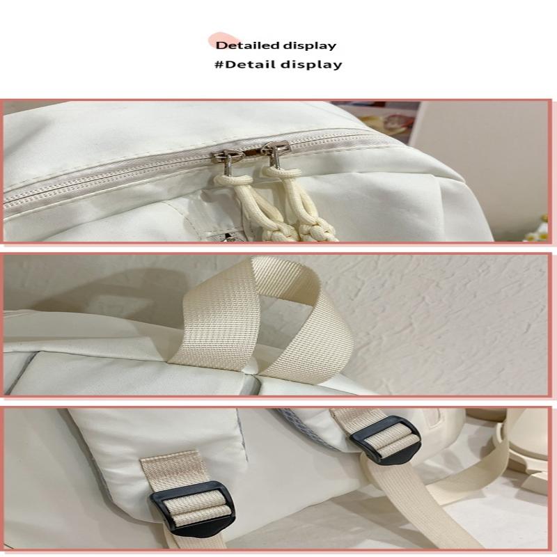 Large Capacity Schoolbag Male And Female High School College Students Simple Leisure Sports Backpack  Travel Backpack