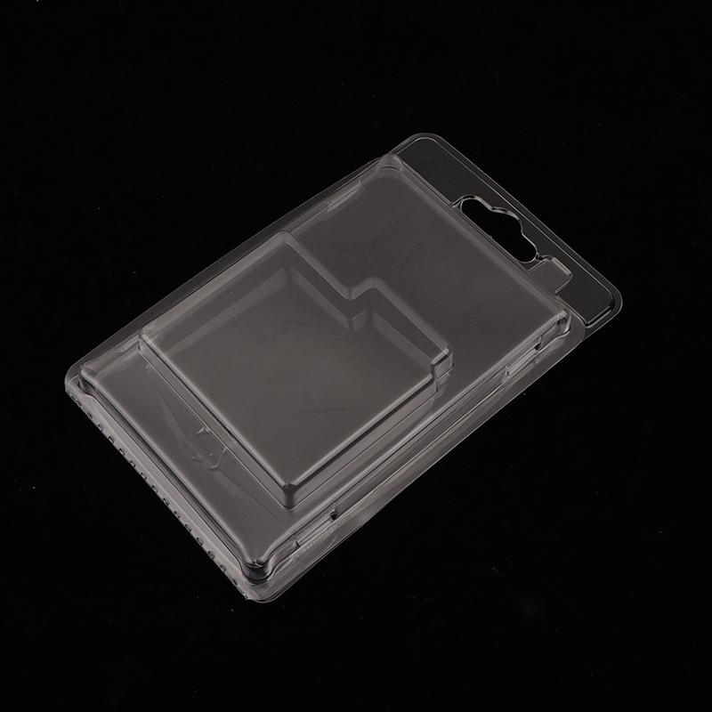 Blister Plastic Transparent Packaging Box Keychain Case Cover Cosmetic Gift Box Display Box With Hang Hole