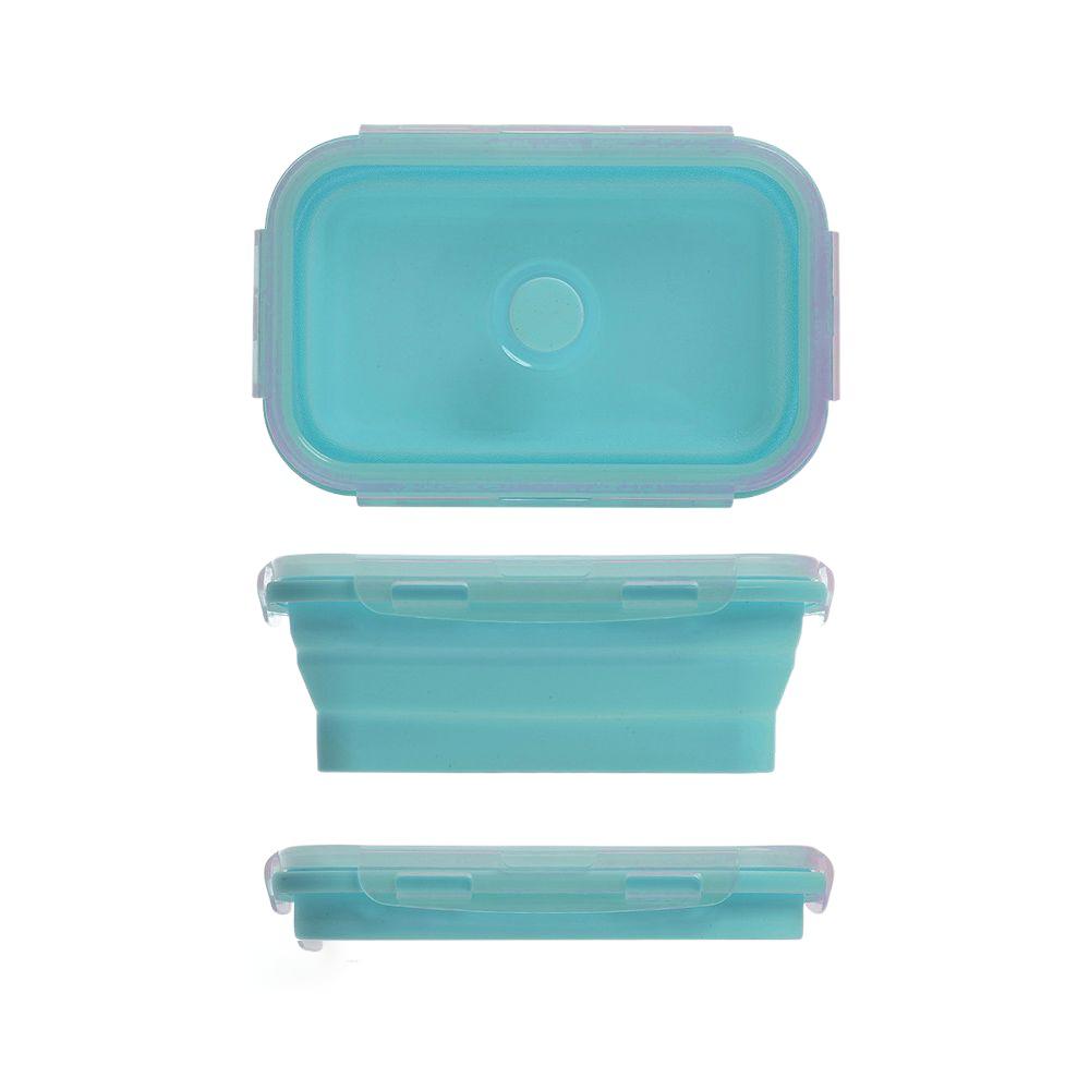 Eco-Friendly Storage Household Picnic Boxes Collapsible Bowl Silicone Food Container Folding Lunchbox