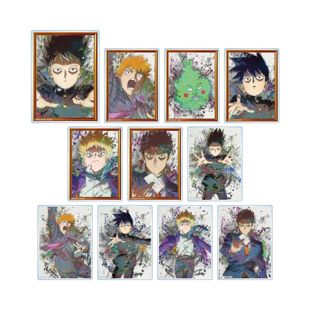Mob Psycho 100 III Trading Grunge CANVAS Acrylic Cards Box of 11