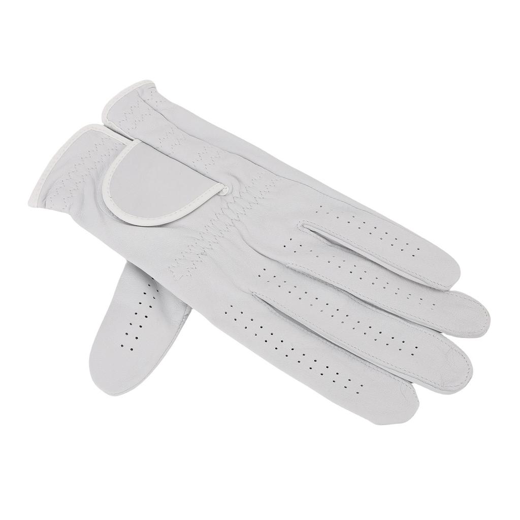 Left Handed Club Glove Sheepskin Breathable Good Grip Club Full Finger Glove for Hot Humid Weather Training M