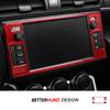 Für Subaru BRZ/Toyota GR86 2026- Kohlefaser Mittelkonsole Navigationsbildschirm Zieraufkleber Auto Innenraum Tuning Zubehör