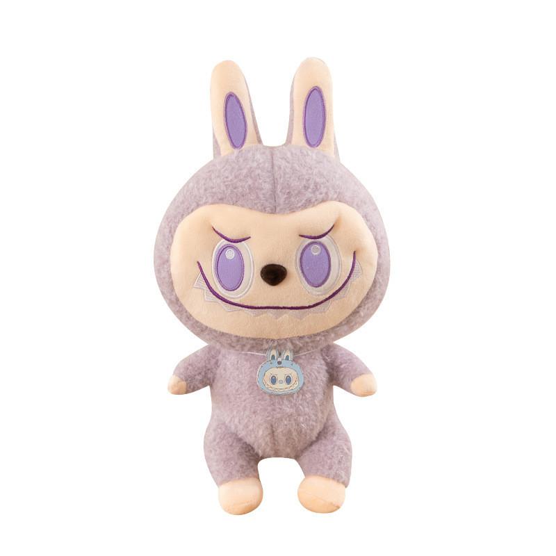 Adorable Labubu Plush Doll Soft Toy Cute Bubble Mart Figure Gift For Girls 30cm 45cm 55cm