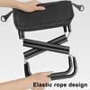 Mini Folding Stool with Carry Bag Portable Lightweight Heavy Duty Waterproof Outdoor Camping Backpacking Beach Picnic Fishing Collapsible Chair Seat