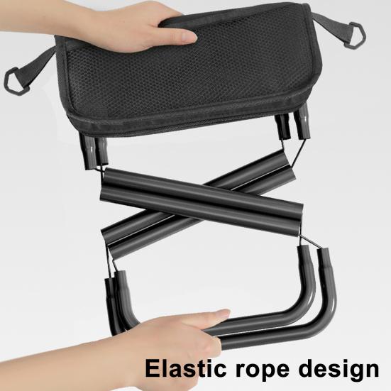 Mini Folding Stool with Carry Bag Portable Lightweight Heavy Duty Waterproof Outdoor Camping Backpacking Beach Picnic Fishing Collapsible Chair Seat