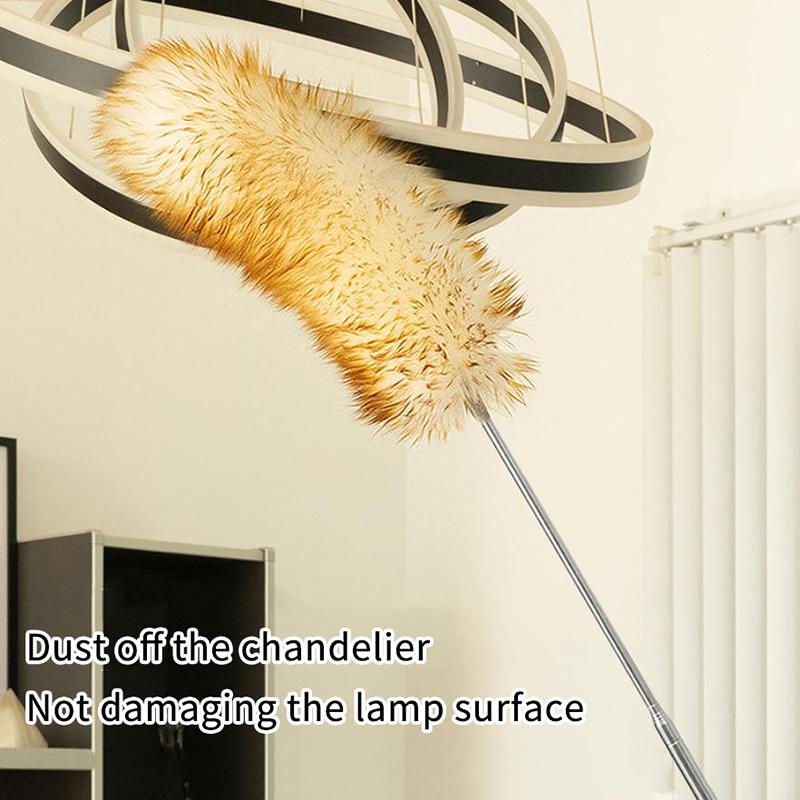Scalable Wool Duster Household Cleaning Dust Duster Brush Car Cleaning Sweeping Dust Home Use Washable Clean Houseware Tools