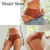 FINETOO 3Pcs Cotton Panties Women High Waist Briefs Seamless Underwear Breathable Underpants Solid Color Panty S-2XL Intimates