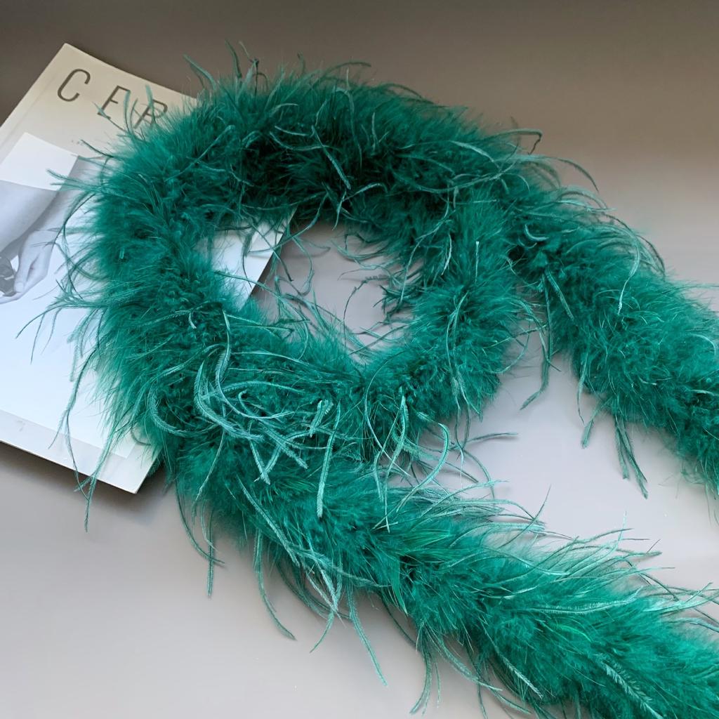 Colored Feather Strips, Ostrich Hair, Top Strips, Dance Costumes DIY Decorative Materials, Clothing Accessories