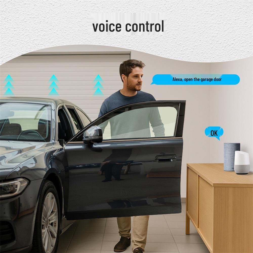 Graffiti Zigbee Smart Garage Door Switch with Timer & Alexa Voice Control