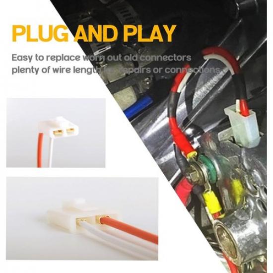 Alternator Pigtail Connector Replacement Compatible with 72-88 Cars Trucks 10