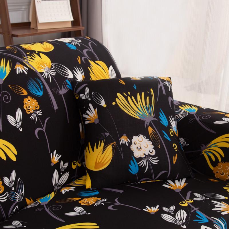 Printed Sofa Cover Stretch Couch Covers Loveseat Slipcovers for 2 Seater Cushion Couch Washable Living Room Furniture Protector