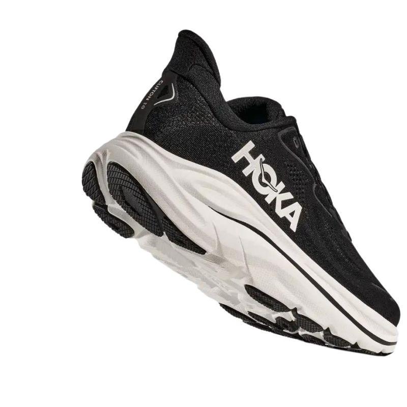 HOKA ONE ONE Clifton 10 Black White Women's Sneakers 1162031-BWHT