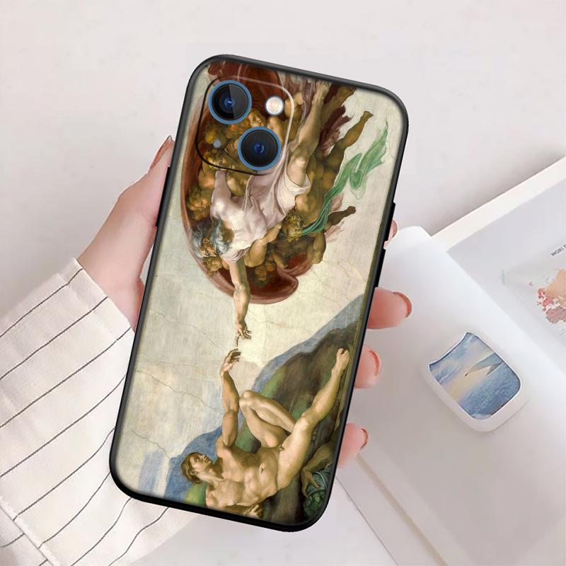 Fresco Adam Sculpture Case for Motorola Edge 60 60s 70 G86 G56 G54 E14 G04S G45 G54 G64 S30 S50 X30 X40 X50 Pro Power