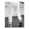 Men's Black Oversize Sweatpants With Elastic Legs