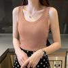 Ice Silk Knitted Women's Slim Fit Summer Camisole - Korean Style Sleeveless Top