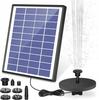 Aisitin Solar Garden Fountain 6.5W 6 Nozzles