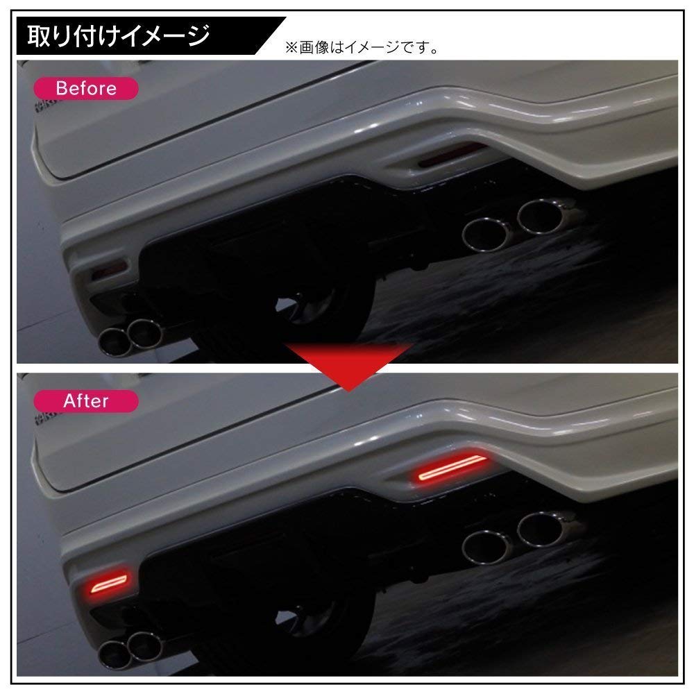 Turn Signal Fiber LED Reflector Sequential Turn Signal for Tail Reverse and Brake Lamp [Beautifully Flowing] Toyota, Daihatsu, Lamp, Lamp,