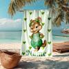 Custom Name Ultra-Soft Beach Towel with Alvin and the Chipmunks Theme,Ideal for Pool - Camping, Diving - Perfect Travel Essential, Vibrant Beach Towel