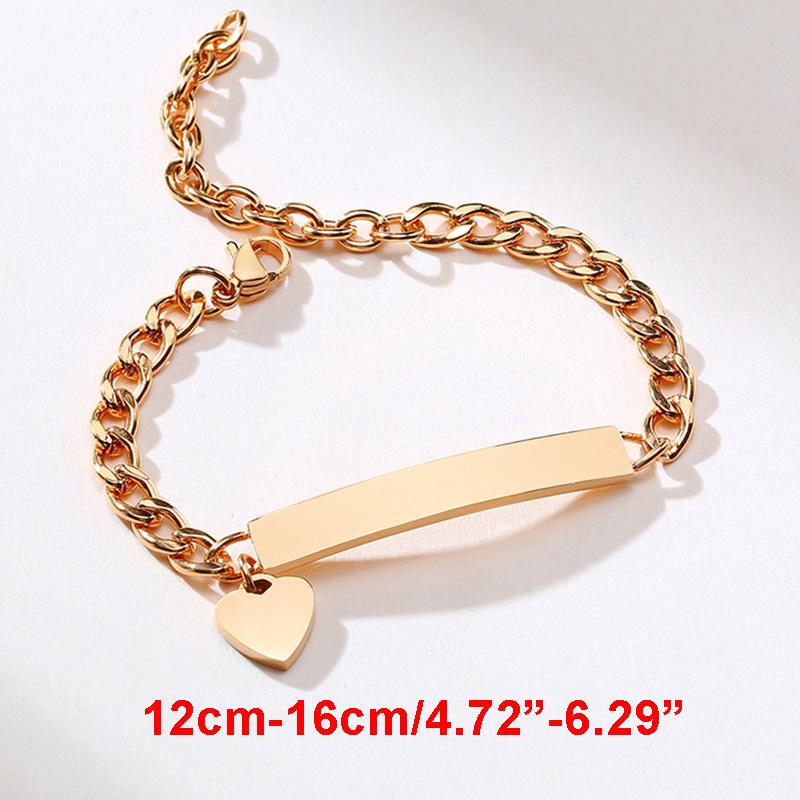 Name Customization Engrave Birth Date Bracelets,Personal Birthday Gift ,Stainless Steel Bracelet