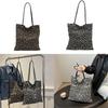 Trendy Khaki And White Leopard Print Large Capacity Tote Bag For Women 2024